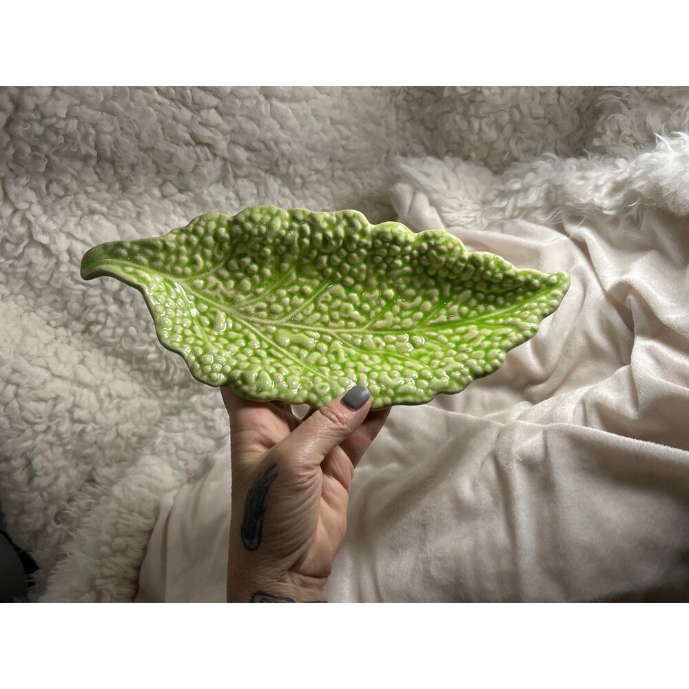 LEAF Cabbage Lettuce Dish Plate Cabbageware Lettucewear Ceramic